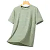 40190kg Camiseta de Secagem Rápida para homens e mulheres, fina de verão, corte solto, plus size, estampa camuflada, top, manga curta esportiva fresca