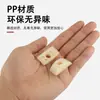 Junta de Media Luna Plástico PP Junta Semicircular Tuerca de Media Luna Tornillo para Muebles de Escritorio Ejecutivo Conector Cuatro en Uno M8