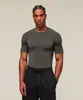 Nueva camiseta top deportiva GYMSHARK de tiburón para running, casual, transpirable, ajustada, de manga corta, para correr casual