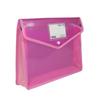 B4A4 bolsa de arquivo transparente coreana criativa bolsa de papel para teste à prova d'água pasta de dados com cartão de visita bolsa com bainha tridimensional