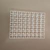 Vaso de Flor Transparente Baixo Carnudo Plástico Espessado Diâmetro Pequeno Cultivo de Mudas Bandeja de Imersão Suporte de Acabamento Combinação de Obliquidade Controlada