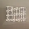 Maceta de Plástico Transparente de Bajo Perfil para Suculentas, Engrosada de Diámetro Pequeño, para Cultivo de Plántulas, Bandeja de Remojo, Estante Organizador y Juego de Control de Aireación