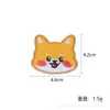 Suministro directo de fábrica pegatinas de tela de animales de dibujos animados pegatinas bordadas de cabeza de conejo accesorios para ropa de cachorro decoración linda para equipaje