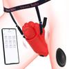 Dispositivo Vibratório de Masturbação Vestível Controlado por App Flor Concha para Mulheres, Clitoriano Vestível Invisível para Adultos