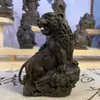 Adornos Naturales de Madera de Agarwood Tallada de Tigre Trepando la Montaña Artesanías de Talla en Madera Maciza Decoraciones para el Hogar Coche Decoración para el Hogar y el Coche
