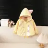 Nueva Chaqueta con Capucha de Primavera y Otoño para Niñas Ropa de Primavera y Otoño para Niños Chaqueta Cortavientos Elegante para Niña Top de Moda Estilo Coreano