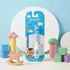 Cepillos de Dientes Suaves para Niños, Empaquetados Individualmente, Disponibles en Varios Colores, Adecuados para Bebés de 2-6-9 Años, Venta al por Mayor desde la Fábrica de Yangzhou