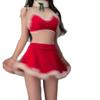 Ziqu lingerie sexy roupas de Natal doce fofa pelúcia Sexy Slim uniforme de role-playing feminino 6111