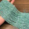 Aproximadamente 2 mm de cuentas de mijo de color turquesa imitación esmaltado cadena larga semiacabada DIY texto juego cuentas de Buda accesorios de joyería cadena de teléfono móvil mano