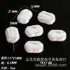 Contas Irregulares Barrocas Iridescentes com Furo Reto de ABS Rosqueadas Irregularmente Semelhantes a Conchas Pérolas de Imitação Materiais para Joias Artesanais DIY