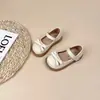 Zapatos negros de cuero para niña, nuevo modelo otoño 2026, zapatos sencillos para niños, zapatos de princesa estilo universitario japonés, zapatos para actuación beanie