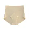 Pantaletas Sin Costuras de Seda Helada para Mujer, Glúteos de Durazno, Verano de Cintura Alta Control de Abdomen, Longitud Extendida, Entrepierna de Seda, Levantamiento de Cadera, Pantaletas Triángulo Base Postparto