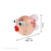 Cuentas de Cristal Realistas 3D de Pez Globo para DIY, Cuentas con Agujero Recto para Pulseras, Collares y Accesorios de Joyería