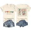 Seja Gentil Seja Corajosa Seja Amazon Wish Site Independente Camiseta Feminina Confortável e Estilosa com Decote V e Manga Curta