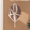 Bufanda de cachemir de punto minimalista y versátil estilo coreano para otoño/invierno, diseño de bloques de color, chal cálido, bufanda triangular, prenda de abrigo gruesa