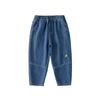 Jeans para Niños Miantiantang Primavera Nuevos Pantalones Casuales Holgados Pantalones Pantalones para Niños Pantalones para Niñas Jeans Suaves