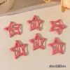 Acessórios Dopamina de Verão Quente Cores Doces Estrelas de Cinco Pontas Prendedor de Cabelo Pequeno Franja Infantil Lado Cabelo Desfiado Prendedor de Cabelo