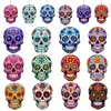 Etiqueta Decorativa Colgante de Madera para Fiesta Mexicana del Día de Muertos Colgante de Calavera Colgante Decoración de Halloween Colgante de Calavera