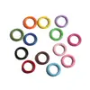 Chaveiro de Argola Cor de Tinta de Cozimento Fivela de Mola Conexão de Abertura Fivela de Cartão Pingente Ornamento DIY Manual Argola