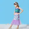 29.9 Venta Especial de Liquidación Disfraz de Sirena de Dos Piezas Vestido de Princesa Ariel Vestido de Cola de Sirena