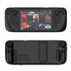 Para Steam deck capa protetora colorida sensação agradável à pele capa protetora de material PC Oled com acessórios de suporte