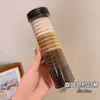 Elástico de cabelo simples e não danifica para rabo de cavalo alto, faixa de cabelo sem costura, elástico de alta elasticidade para mulheres, acessório de cabelo para adultos