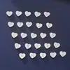 Accesorios de joyería Chihang para pulsera, collar o colgante con letras de acero inoxidable, forma de corazón perforada, para DIY transfronterizo