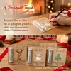 Etiquetas de decoración navideña más vendidas transfronterizas, nuevos colgantes navideños, letreros para puertas, colgantes de clip para dinero navideño