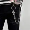 Corrente de Calça de Liga de Personalidade da Moda Masculina Hip Hop Corrente de Jeans ins Corrente de Cintura de Ferro Corrente de Calça Cruzada Corrente Dupla Atacado