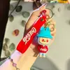 Figuritas de llavero de goma blanda de anime de dibujos animados, colgantes para mochila, accesorios para bolsos, pequeños adornos, al por mayor en stock para tiendas