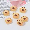 Uña de Gato Tostada Pan Comida Juego Dibujos Animados Hecho a Mano DIY Casero Crema Gel Pasador Accesorios Accesorios Resina Accesorios Material