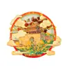 Ímãs de geladeira de Guiyang, lembrancinhas turísticas cênicas, ímãs de geladeira de metal de marcos da cidade, produtos culturais e criativos no atacado, presentes
