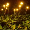 Novas luzes de corda decorativas para gramado transfronteiriças, luzes de solo à prova d'água para exterior tipo vaga-lume, luzes solares de LED para jardim