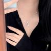 Collar de calabaza de transferencia de plata esterlina S925 para mujer, nuevo estilo chino, colgante Fulu, estilo nacional nicho de alta gama, cadena para clavícula, regalo