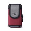 Nova bolsa de cintura de lazer masculina, cinto para uso no local de trabalho, bolsa de moedas resistente ao desgaste, grande capacidade, três camadas, bolsa de cintura para celular