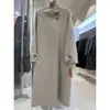 Abrigo largo de lana con cuello de traje, abrigo cálido de otoño e invierno, lana de doble cara 2026, abrigo largo de lana cálido
