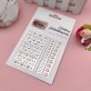 Parche de maquillaje de ojos, parche de diamante para ojos, decoración facial, accesorios de maquillaje de perlas, parche de diamantes de imitación para escenario infantil, en stock, cuenta de mano al por mayor