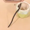 Mercadorias genuínas Pente de ébano pente de alto padrão diy estilo antigo acessórios de cabelo com balanço passo Pente de madeira novo estilo chinês adorno de cabeça feminino