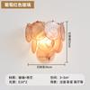 Lámpara de araña retro de Murano para sala de estar, lujo ligero para restaurante, habitación cálida y romántica, dormitorio principal, lámparas de cristal rosa