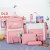 Mochilas de Gran Capacidad al por Mayor para Niñas de Secundaria, Estudiantes de Preparatoria y Estudiantes de Primaria, Mochilas Ligeras y Sencillas Nuevas para Mujer 2025
