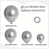 Nuevo Arco de Guirnalda de Globos de Color Sólido de 5 Pulgadas 10 Pulgadas 12 Pulgadas 18 Pulgadas Set de Metal Decoración para Fiesta Navideña
