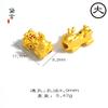 Contas Pixiu de Ouro de Areia Vietnamita com Furo Passante Separadas por Contas Acessórios para Pulseira DIY Feita à Mão Corda de Mão Acessórios de Joia para Pendurar no Carro