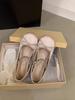 Zapatos de Ballet Rosas con Aumento Interno para Mujer Zapatos 2024 Nuevos Franceses Primavera y Otoño Mary Jane Zapatos Elegantes de Noche