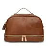 2025 Nova Bolsa de Mão Retro de Grande Capacidade para Viagem Lavável Multi-Camadas Armazenamento Bolsa de Maquiagem Bolsa de Mão Feminina