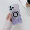 Capa de celular magnética com gradiente para viajante é adequada para Apple 15PROMAX comércio exterior 14/13 personalidade 12 suporte 11