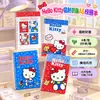 Cuaderno de espiral con tapa abatible lateral de Miffy el conejo de dibujos animados Estudiante Hello Kitty Rilakkuma Páginas interiores rayadas Cuaderno para notas de clase Tareas