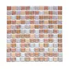 Pegatinas de Pared 3D Mosaico para Lavabo Cuadradas DIY Empalme Pegatinas de Fondo Pegatinas de Pared Adhesivas Anti-Manchas
