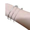 Jue Zi superpuesto ~ Pulsera para mujer Ins Diseño de moda nicho moderno Lujo ligero Avanzado Simple Combinable Joyería de mano