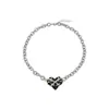 Collar de espinas de amor de celebridades de Internet, estilo hip hop, para mujer, moderno, con viento frío, dulce, fresco, temperamento frío, cadena para clavícula.