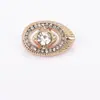 Tampinha de Unha Ponto Diamante Metal Pequeno Estilo Chanel Roupa Casaco Trench Coat Suéter Malha Botões Sensação de Luxo